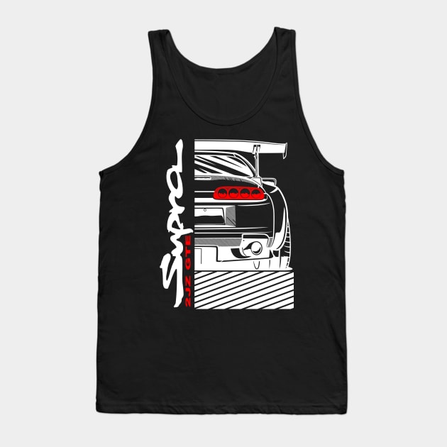 Supra Turbo 2JZ GTE Tank Top by gaplexio